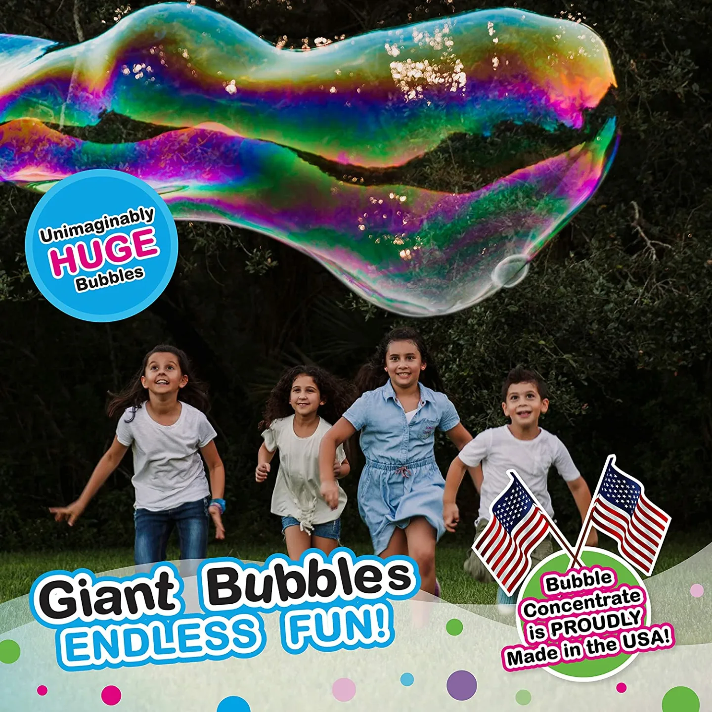 Giant Bubble Kit Plus - 7-Piece Set for Huge Fun
