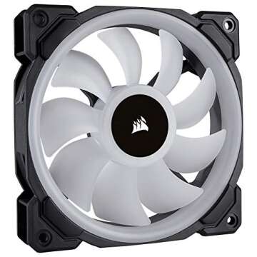Corsair LL Series LL120 RGB 120mm Dual Light Loop RGB LED PWM Fan 3 Fan Pack with Lighting Node Pro ...