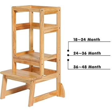 Adjustable Height Kids Learning Tower for Kitchen