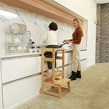 Adjustable Height Kids Learning Tower for Kitchen