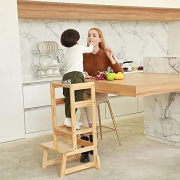 Adjustable Height Kids Learning Tower for Kitchen