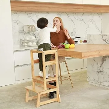 Adjustable Height Kids Learning Tower for Kitchen