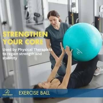 ProBody Pilates Exercise Ball - Durable Fitness & Therapy Tool
