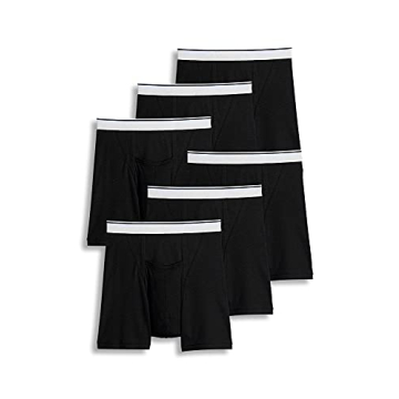 Jockey Men's 5" Boxer Briefs - Comfort & Quality in 6 Pack