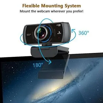 NexiGo N980P Webcam 1080P 60FPS for Streaming and Calls