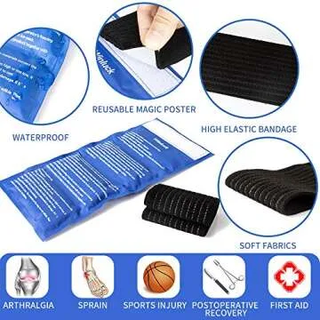 Adjustable Gel Ice Packs for Pain Relief and Recovery