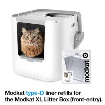 Modkat Liner Type D (3-Pack) – Compatible with Modkat XL (Front Entry Liners)