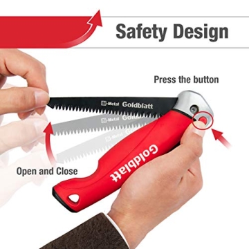 Compact Goldblatt Folding Drywall Saw for Easy Cutting