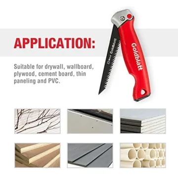Compact Goldblatt Folding Drywall Saw for Easy Cutting