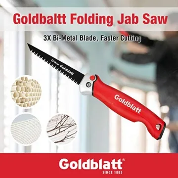 Compact Goldblatt Folding Drywall Saw for Easy Cutting