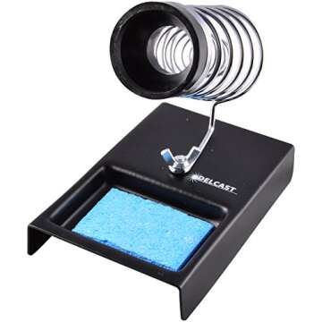 Delcast Soldering Iron Stand Holder Metal Base