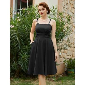 Stylish Belle Poque Black Cocktail Dress for All Occasions