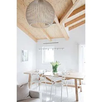 Durable Stackable Modern Plastic Dining Chairs Set of 2