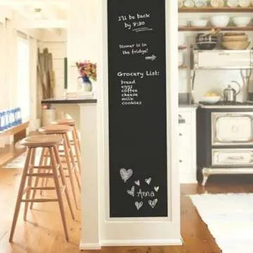 AZOI Chalkboard Wall Stickers Blackboard Wall Decals Self Adhesive Removable Reusable Erasable Chalkboard Wallpaper for Kids Home Office
