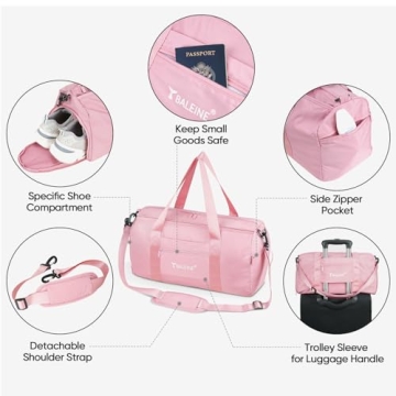 BALEINE Waterproof Gym Bag for All Ages, Lightweight and Versatile