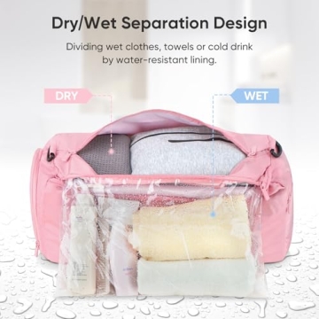 BALEINE Waterproof Gym Bag for All Ages, Lightweight and Versatile