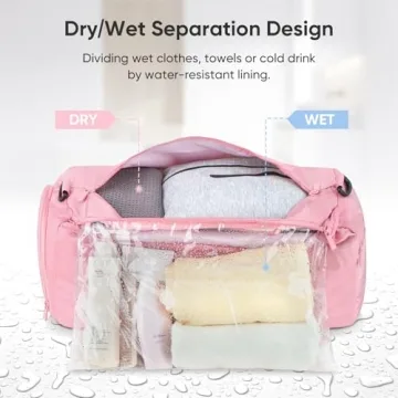 BALEINE Waterproof Gym Bag for All Ages, Lightweight and Versatile