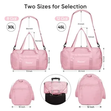 BALEINE Waterproof Gym Bag for All Ages, Lightweight and Versatile