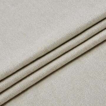 Vision Home Pinch Pleated Full Blackout Curtains Velvet Chenille Room Darkening Curtains 102 inch for Living Room Bedroom Thermal Insulated Pinch Pleat Drapes with Hooks 36" Wx102 Lx2,Ivory Beige