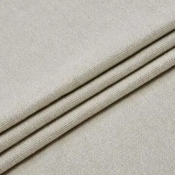 Vision Home Pinch Pleated Full Blackout Curtains Velvet Chenille Room Darkening Curtains 102 inch for Living Room Bedroom Thermal Insulated Pinch Pleat Drapes with Hooks 36" Wx102 Lx2,Ivory Beige