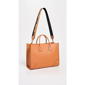 MCM Women's Munchen Tote Large in Cognac and Tan
