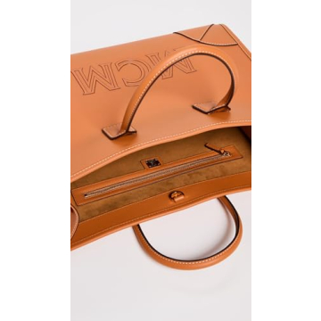 MCM Women's Munchen Tote Large in Cognac and Tan