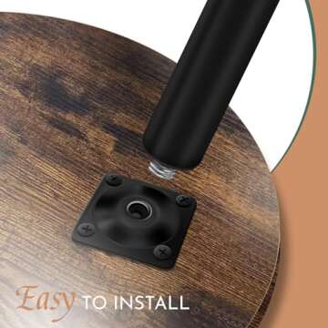 YEMOTTS Corner Plant Stands for Indoor: Modern 2 Tier Plants Holder Display Stand Flower Shelf for Patio Garden Living Room Balcony Bedroom (2-TIER, Tuscany)