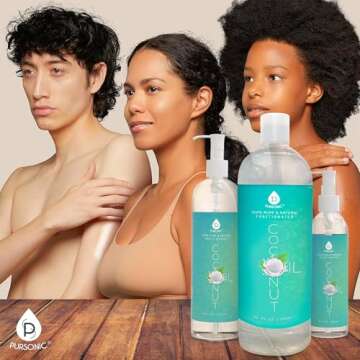 Pursonic Fractionated Coconut Oil 16oz Multi-Use Oil