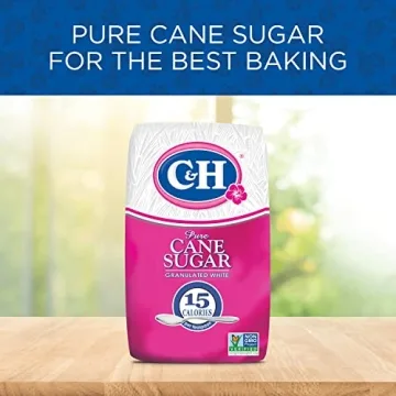 C&H Sugar Premium 4 LB Granulated Sugar Pack of 2