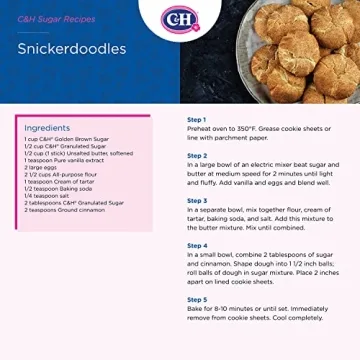 C&H Sugar Premium 4 LB Granulated Sugar Pack of 2