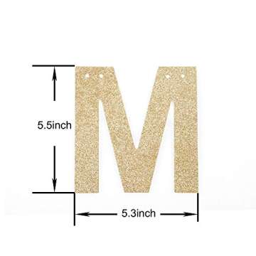 Wine Time Banner for Wine Tasting Parties - Easy to Assemble 9pcs Cardstocks with Gold String