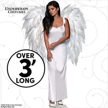 Underwraps Foam Angel Wings - Perfect Halloween Costume Accessory