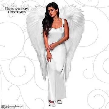 Underwraps Foam Angel Wings - Perfect Halloween Costume Accessory