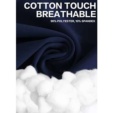 Hiverlay Golf Dresses for Women with Shorts and Pockets, V-Neck Short Sleeve Tennis Dress, Workout Athletic Dresses Navy Large