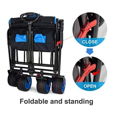 TMZ All Terrain Folding Wagon for Kids and Gear