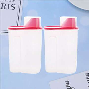 Balacoo 2pcs Dog Food Containers for Secure Storage