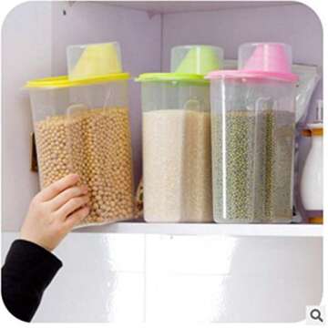 Balacoo 2pcs Dog Food Containers for Secure Storage