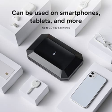 PhoneSoap Basic Cell Phone UV Light Sanitizer Box | Patented and Clinically Proven 360 Degree UV Light Sanitizer | (Black)