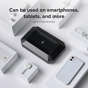 PhoneSoap Basic Cell Phone UV Light Sanitizer Box | Patented and Clinically Proven 360 Degree UV Light Sanitizer | (Black)