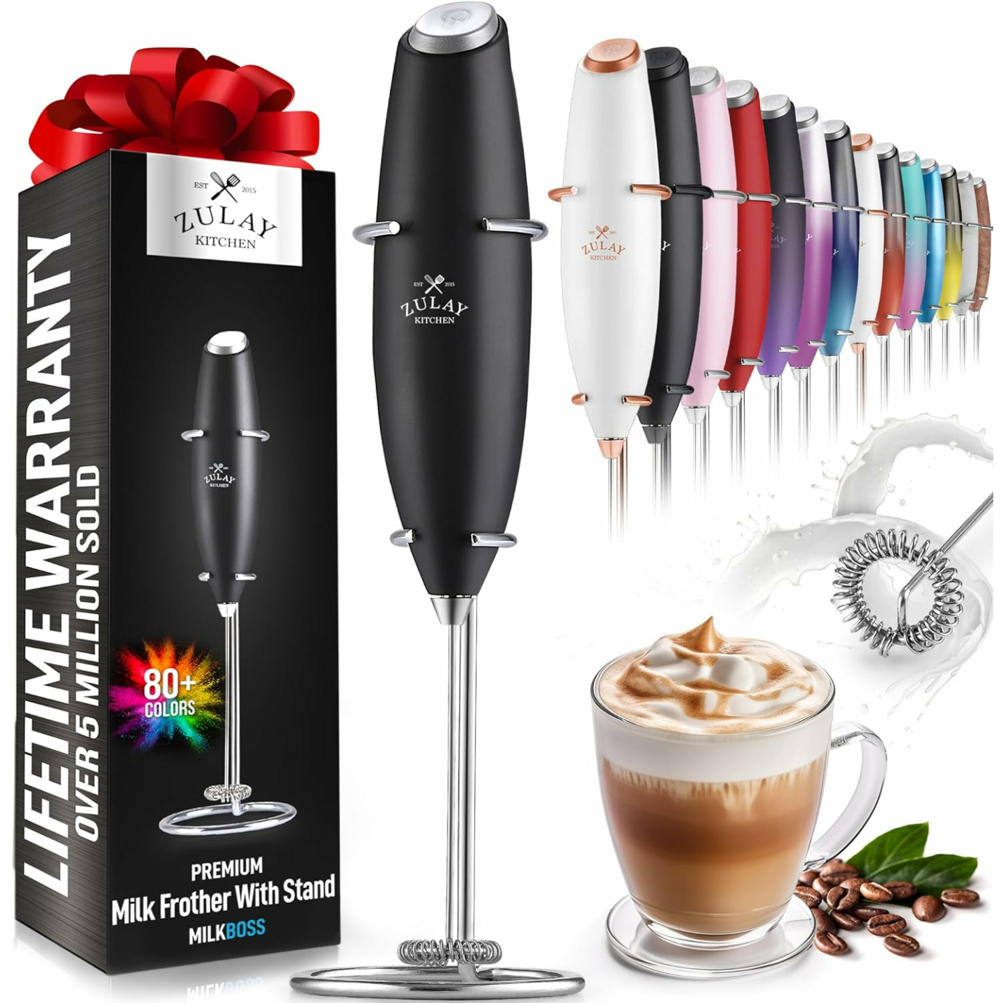 Powerful Handheld Milk Frother for Creamy Drinks