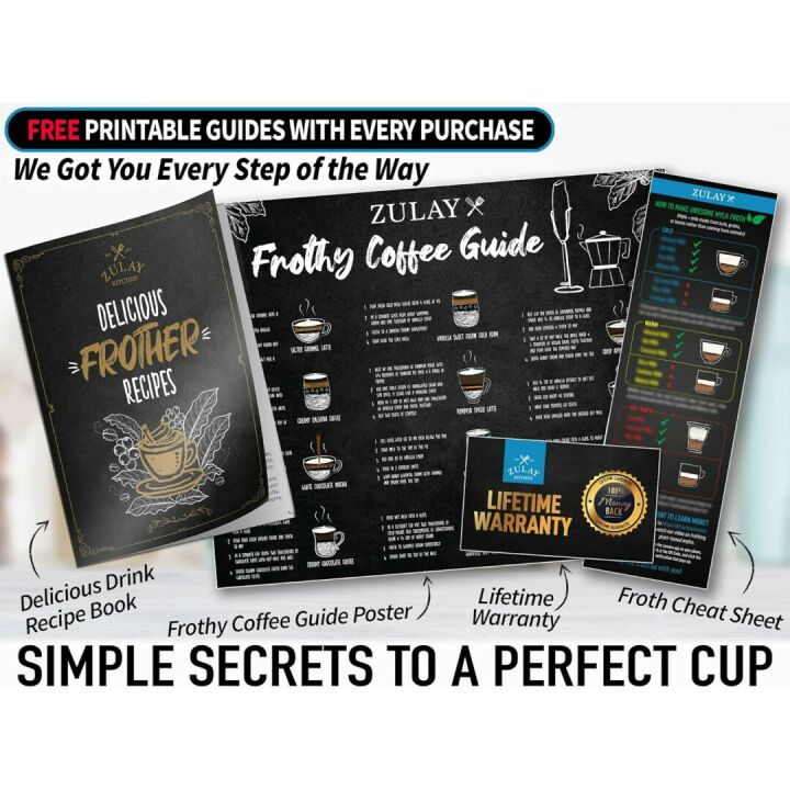 Powerful Handheld Milk Frother for Creamy Drinks