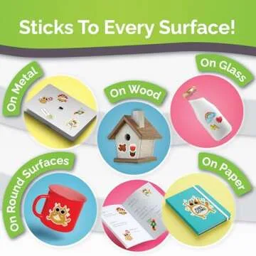 Premium Printable Vinyl Sticker Paper for Inkjet & Laser Printer - 34 Sheets Self-Adhesive Sheets Matte White Waterproof, Dries Quickly Vivid Colors, Holds Ink well- Tear Resistant