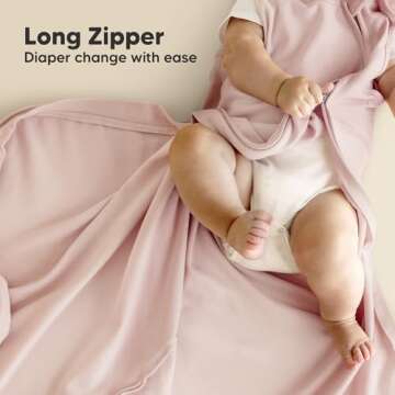 2-Pack Organic Baby Sleep Sacks, 100% Cotton - Soft & Breathable 0.5TOG Baby Wearable Blanket, Toddler Sleeping Sack 6-18 Months, Easy to Wear Transitional Swaddles for Newborns (Butterflies, M)