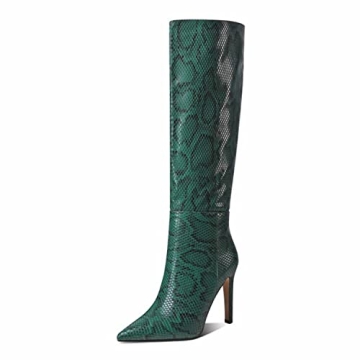 bbruriy Women's Knee High Boots - Trendy Stiletto Heels for Every Occasion