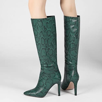 bbruriy Women's Knee High Boots Fashion Stiletto Heels