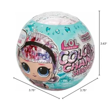 LOL Surprise Glitter Color Change Doll with 7 Sparkly Surprises
