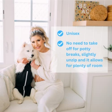 Shed Defender Recovery Suit for Dogs - Vet Approved Comfort