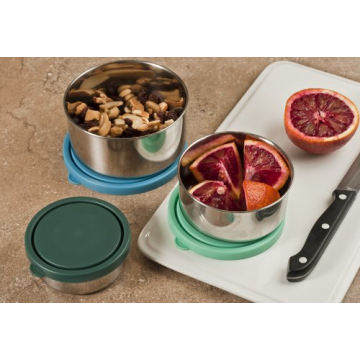 MIRA Stainless Steel Lunch Containers - 3-Piece Set