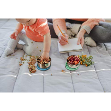 MIRA Stainless Steel Lunch Containers - 3-Piece Set