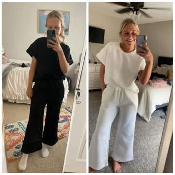 Ekouaer Womens 2 Piece Outfits Sweatsuits for Everyday Style